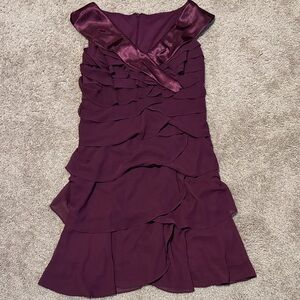 Elegant Purple Women's Dress